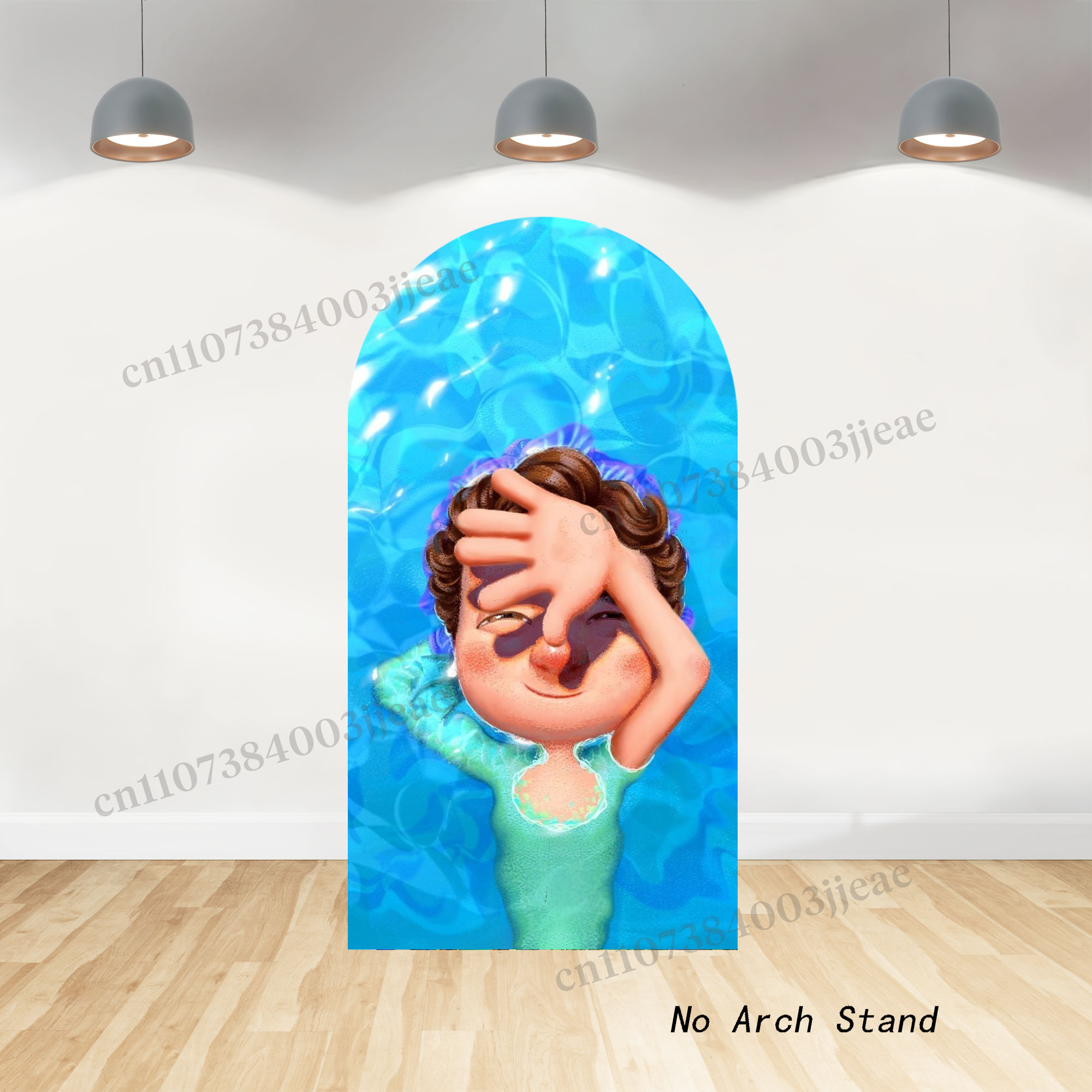 Cartoon Luca Theme Arch Backdr - مراجعة Photo Booth Prop وسعره