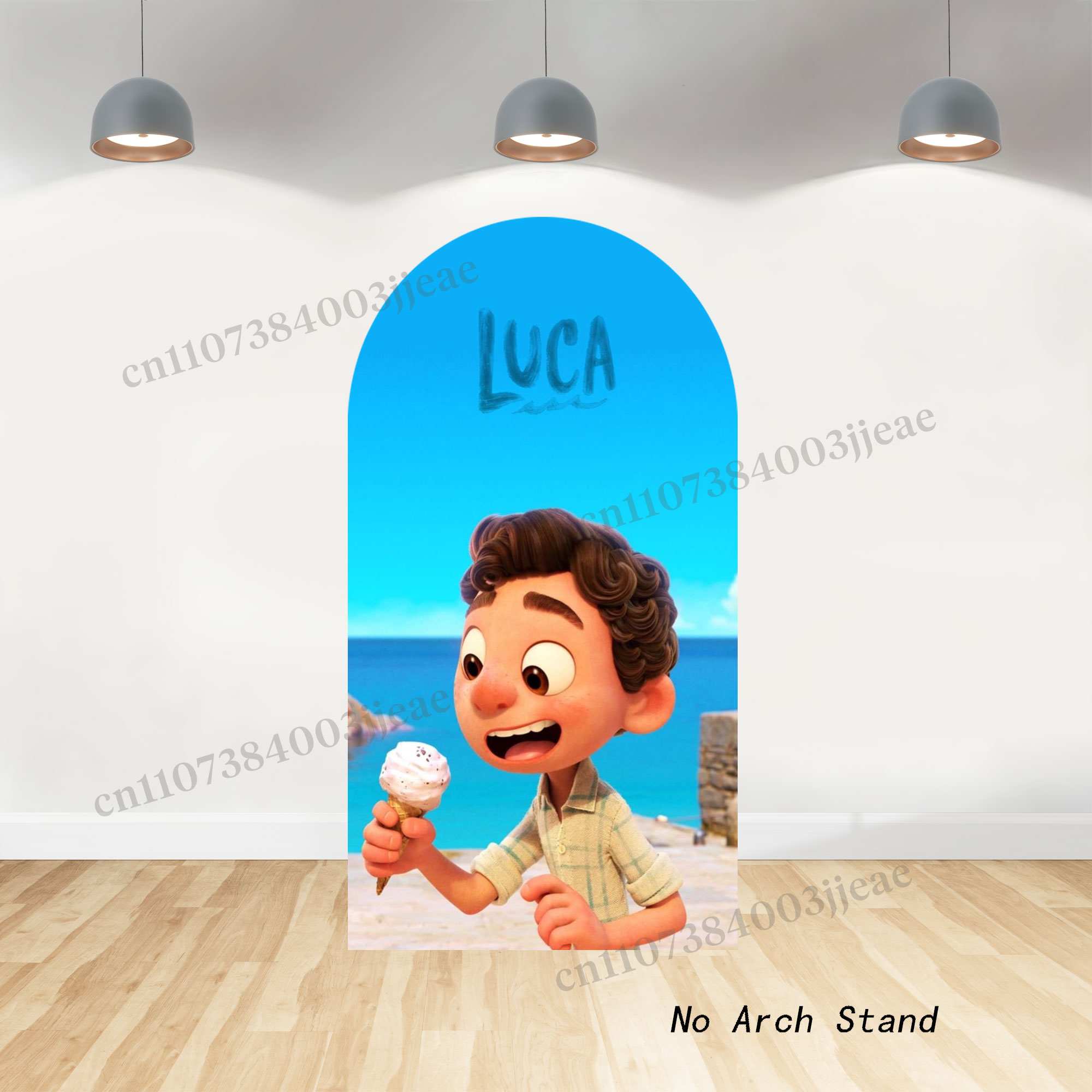 Cartoon Luca Theme Arch Backdr - مراجعة Photo Booth Prop وسعره