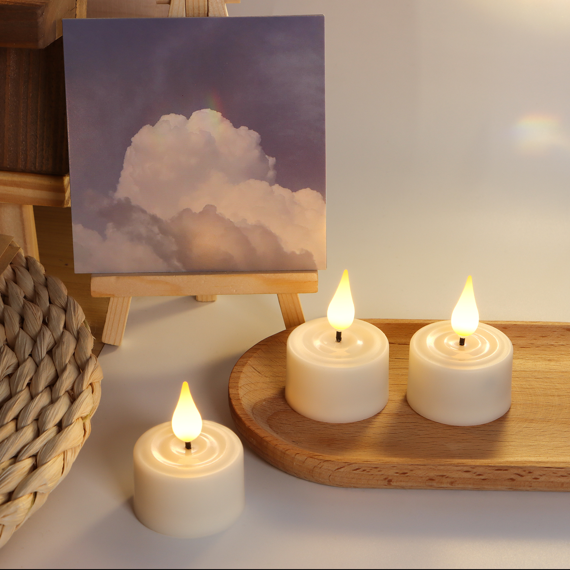 LED Candle Light Rechargeable  - مراجعة Unity Candle Set وسعره