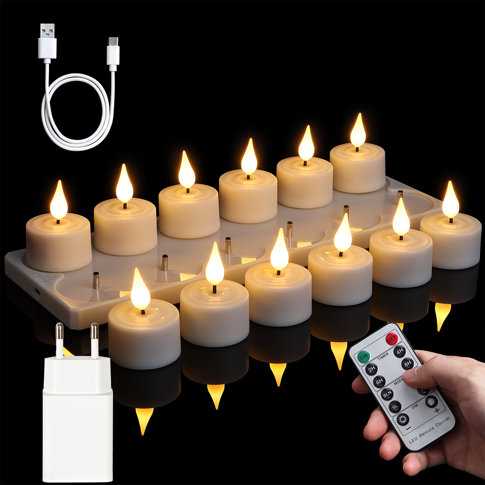 LED Candle Light Rechargeable  - مراجعة Unity Candle Set وسعره