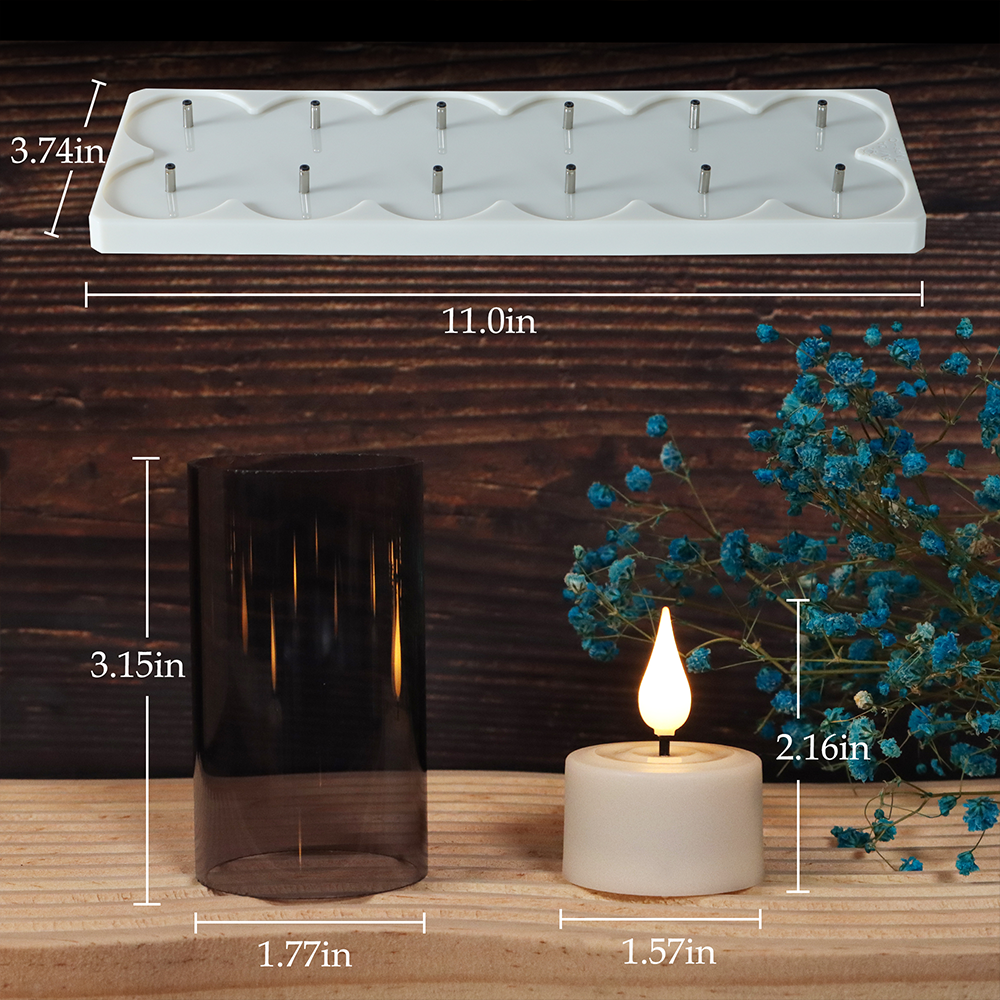 LED Candle Light Rechargeable  - مراجعة Unity Candle Set وسعره