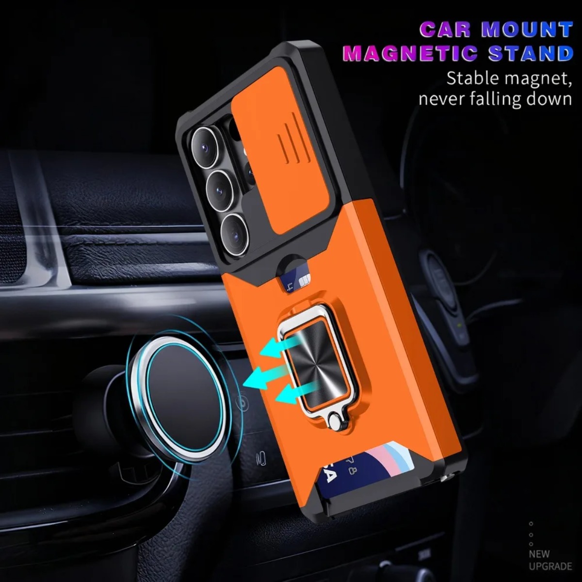 Card Slot Ring Holder Phone Ca - مراجعة Place Card Holder وسعره