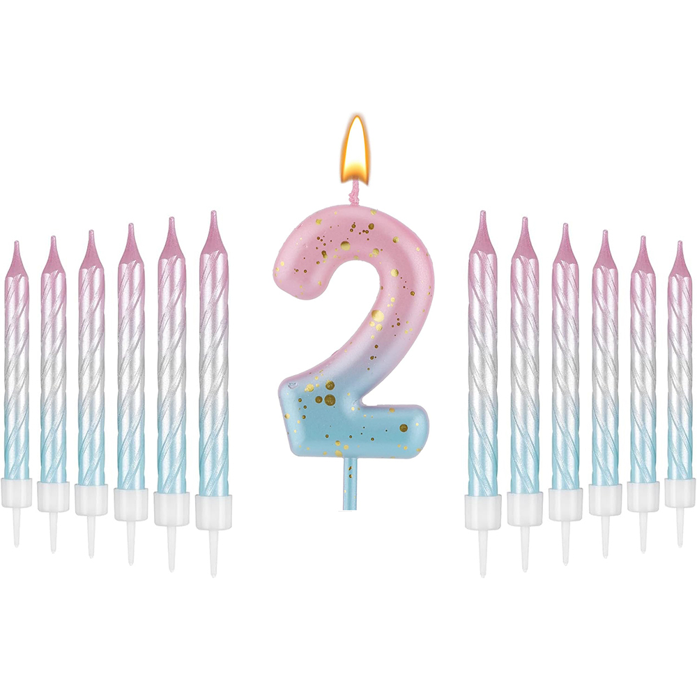 Digital Birthday Candles Pink  - مراجعة Unity Candle Set وسعره