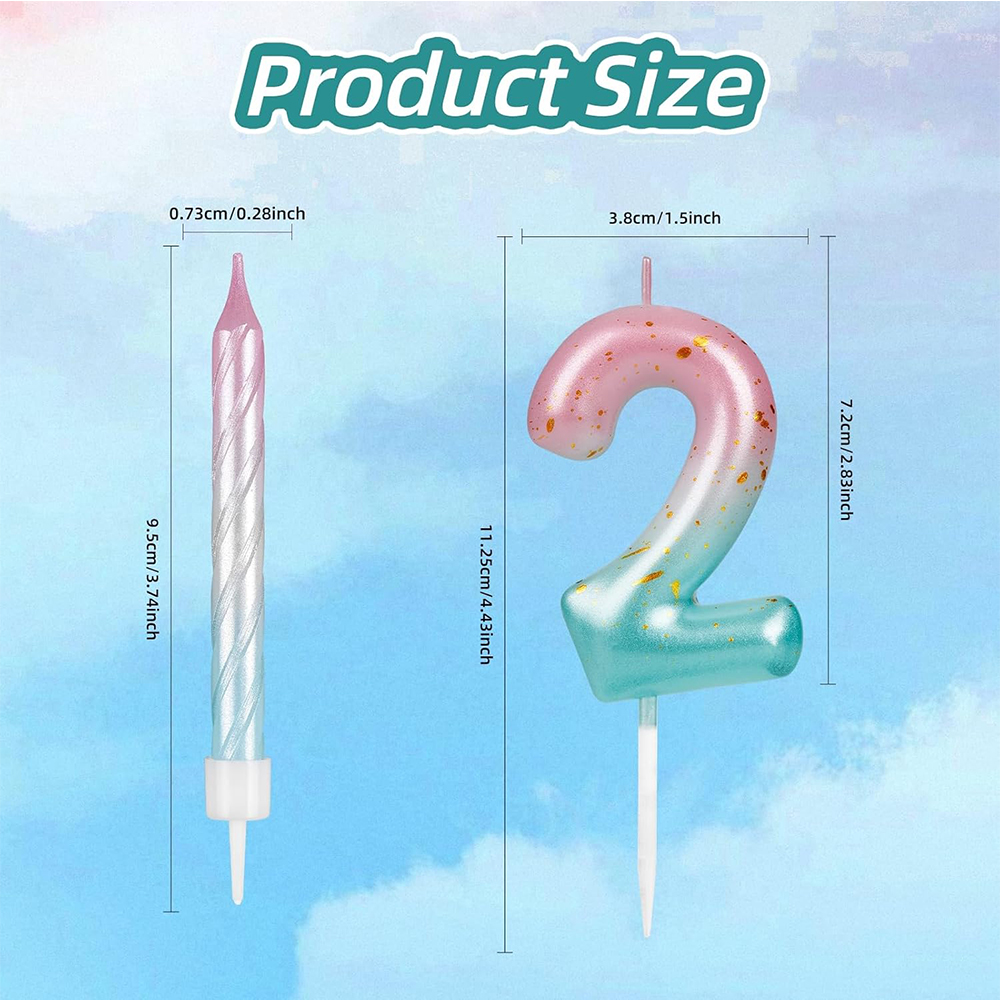 Digital Birthday Candles Pink  - مراجعة Unity Candle Set وسعره