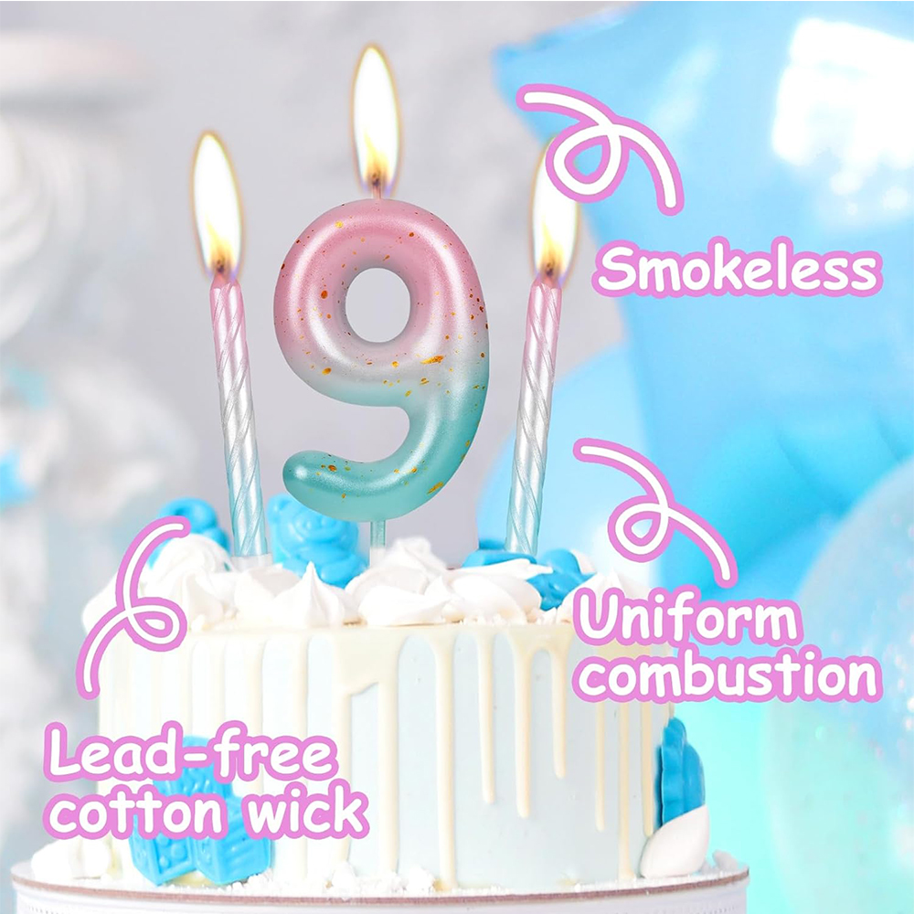Digital Birthday Candles Pink  - مراجعة Unity Candle Set وسعره
