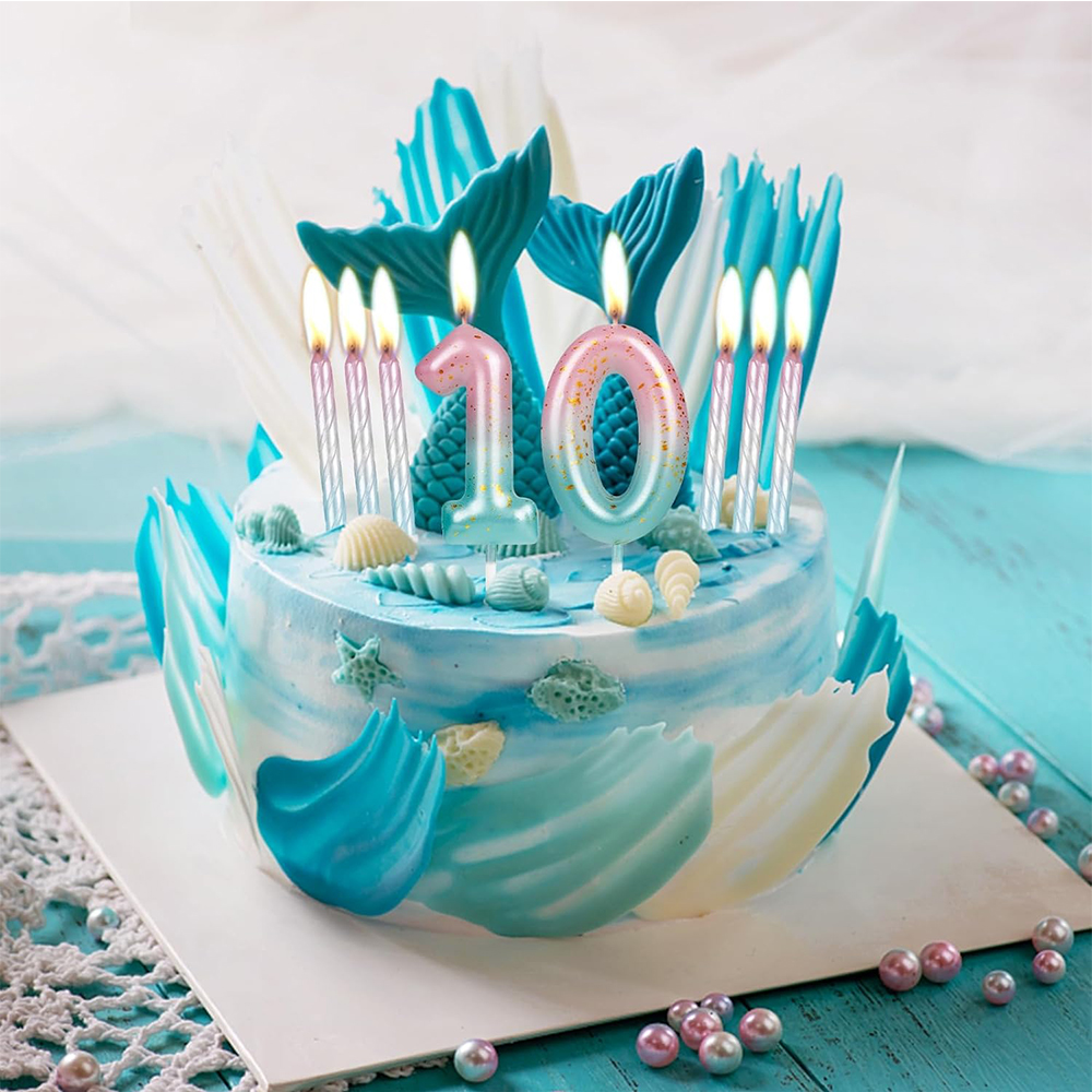 Digital Birthday Candles Pink  - مراجعة Unity Candle Set وسعره