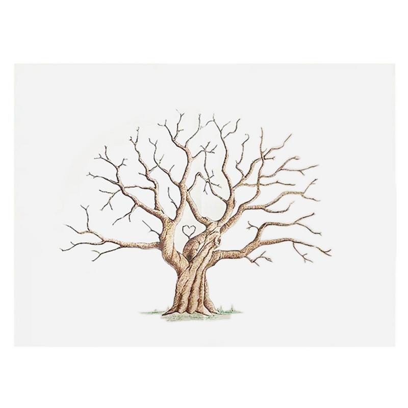 Wedding Fingerprint Tree Paint - مراجعة Wedding Supply List وسعره