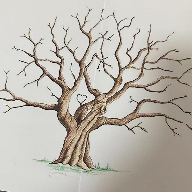 Wedding Fingerprint Tree Paint - مراجعة Wedding Supply List وسعره