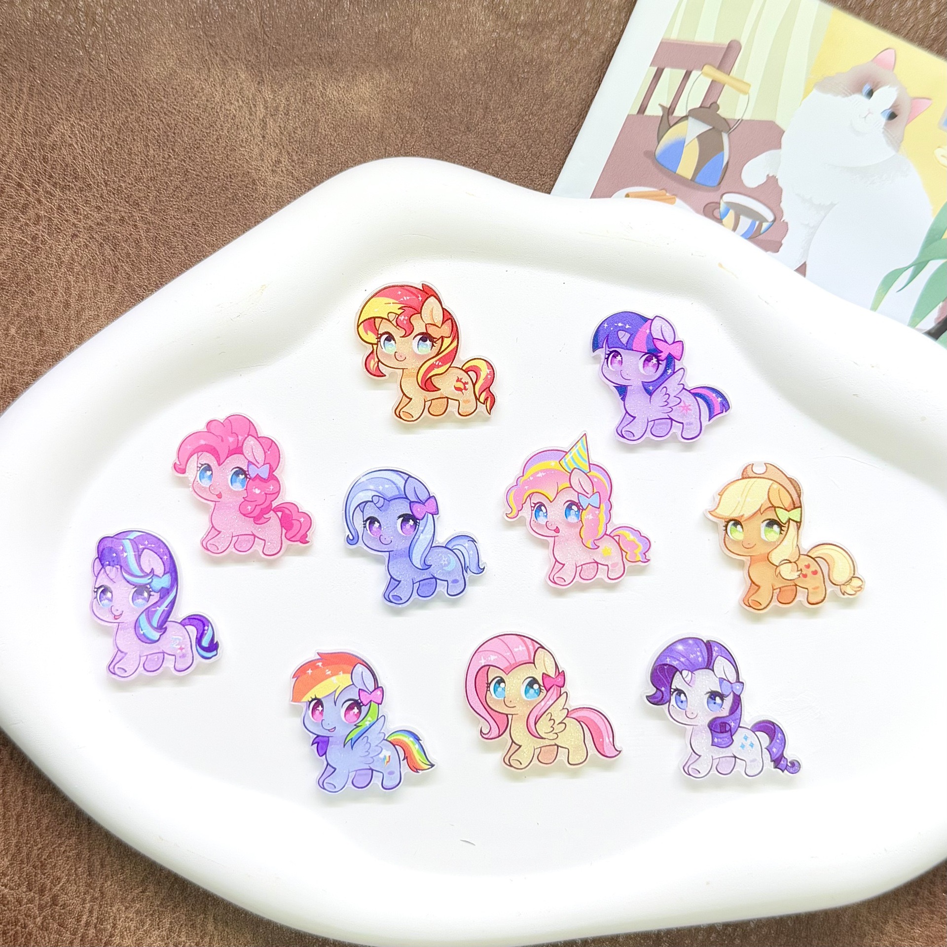 10pcs Cartoon Cute Super Q Pon - مراجعة Wedding Yes وسعره