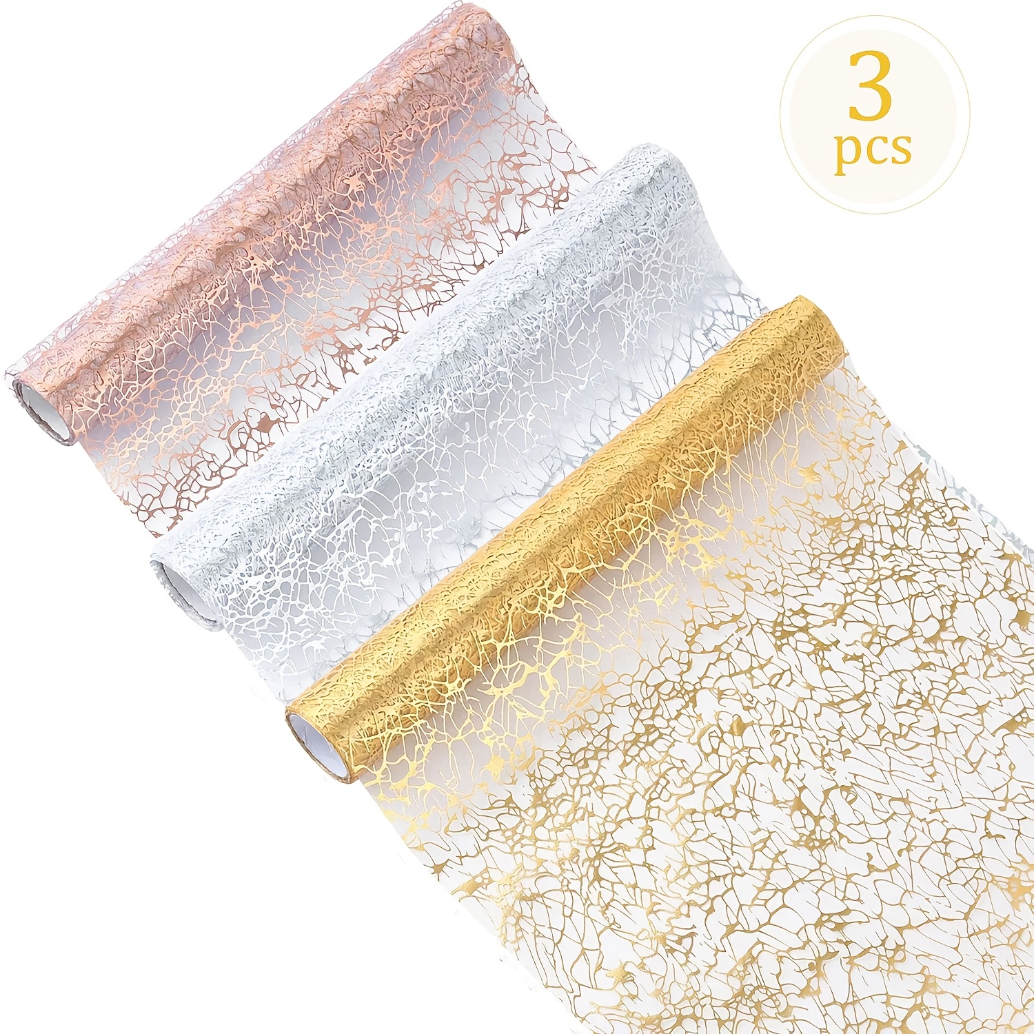 3 Pcs Golden/Rose Golden/Silve - مراجعة Table Runner Sequin وسعره