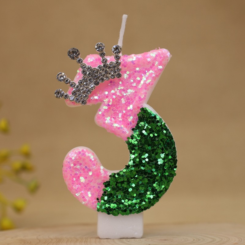 Sparkling Light Green Princess - مراجعة Unity Candle Set وسعره