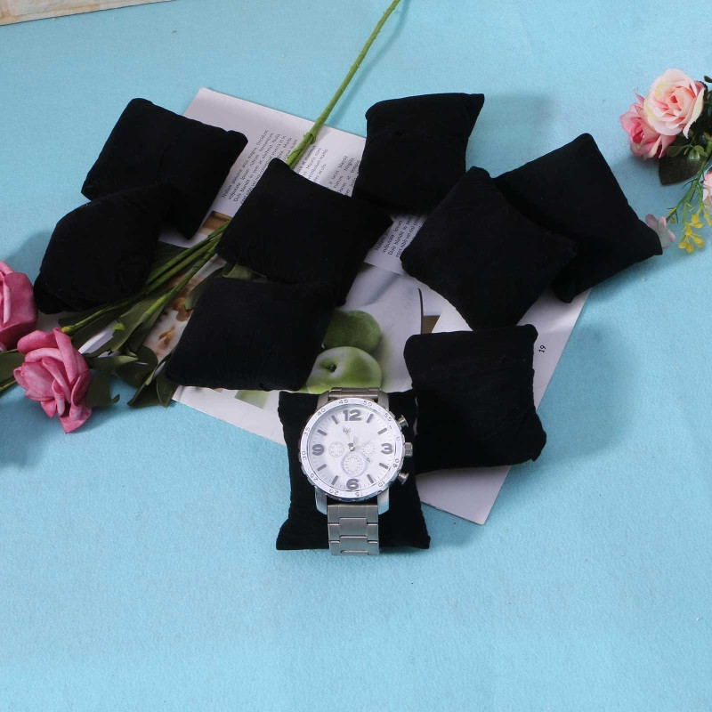 10Pcs/Set Velvet Bracelet Watc - مراجعة Ring Bearer Pillow وسعره