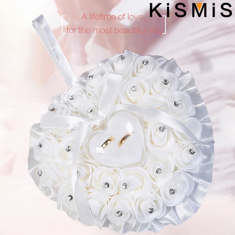 Wedding Ring Pillow Couples Ro - مراجعة Ring Bearer Pillow وسعره