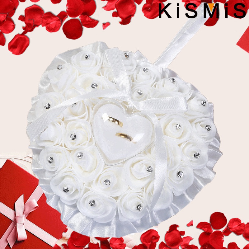 Wedding Ring Pillow Couples Ro - مراجعة Ring Bearer Pillow وسعره