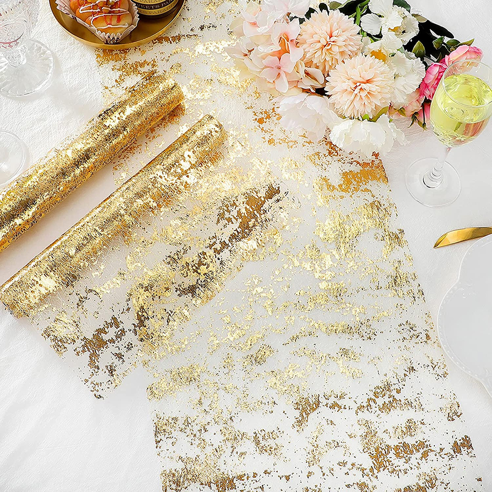 Gold Table Runner Metallic Gli - مراجعة Table Runner Sequin وسعره