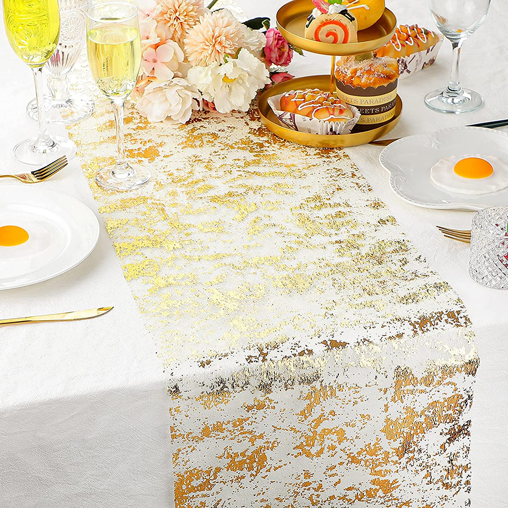 Gold Table Runner Metallic Gli - مراجعة Table Runner Sequin وسعره