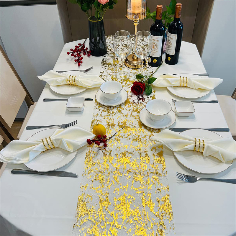 Gold Table Runner Metallic Gli - مراجعة Table Runner Sequin وسعره