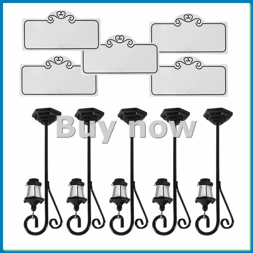 5 PCS Streetlight Shape Weddin - مراجعة Place Card Holder وسعره