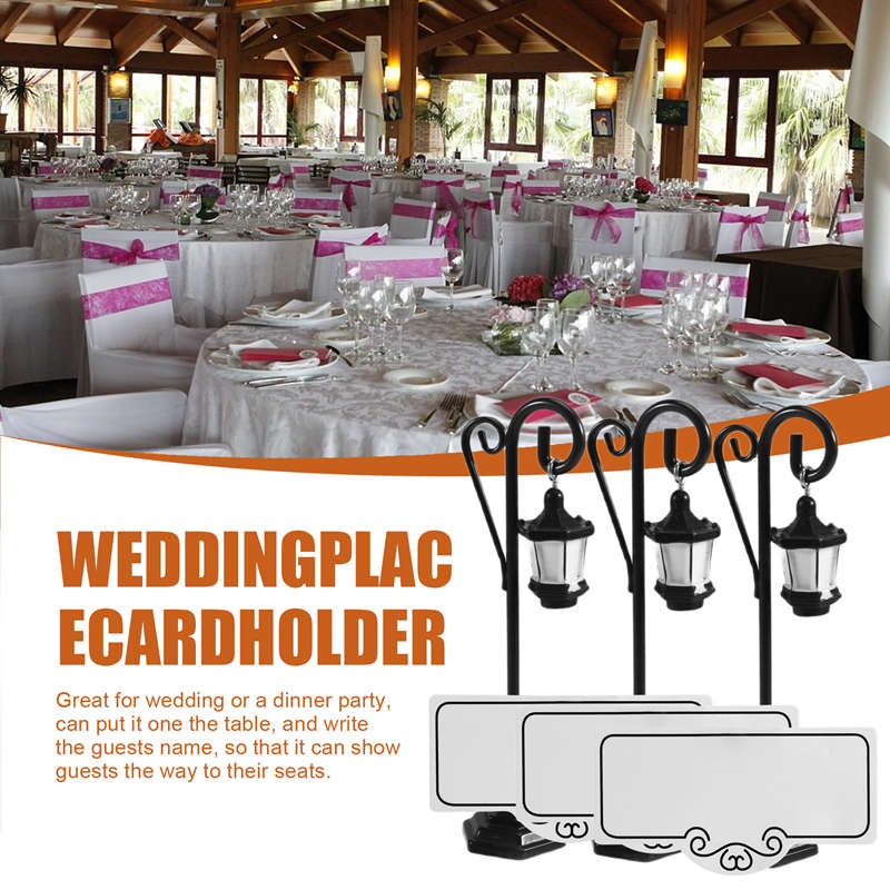 5 PCS Streetlight Shape Weddin - مراجعة Place Card Holder وسعره