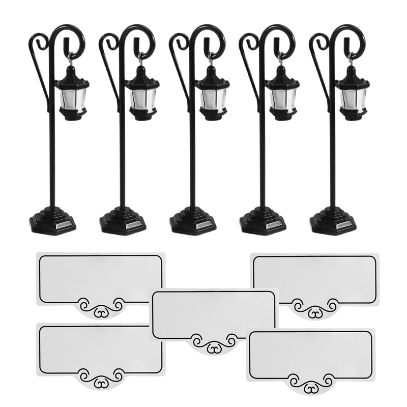 5 PCS Streetlight Shape Weddin - مراجعة Place Card Holder وسعره
