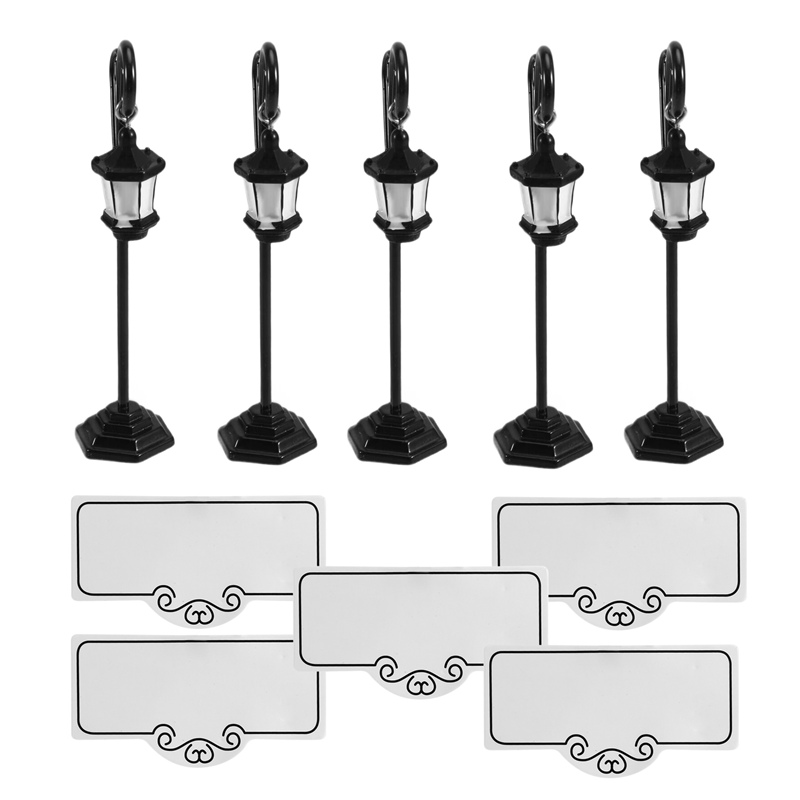 5 PCS Streetlight Shape Weddin - مراجعة Place Card Holder وسعره